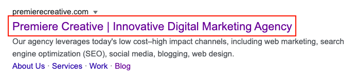 SEO Title Tag