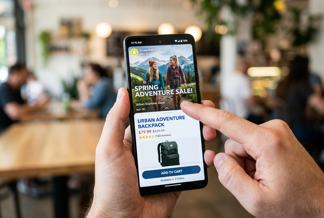 Snapchat First Commercials